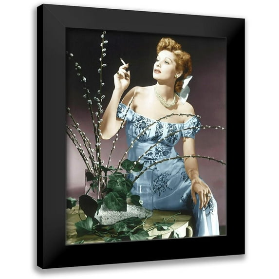 Hollywood Photo Archive 15x18 Black Modern Framed Museum Art Print Titled - Lucille Ball