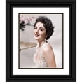 thumbnail image 1 of Hollywood Photo Archive 15x18 Black Ornate Wood Framed with Double Matting Museum Art Print Titled - Elizabeth Taylor, 1 of 4