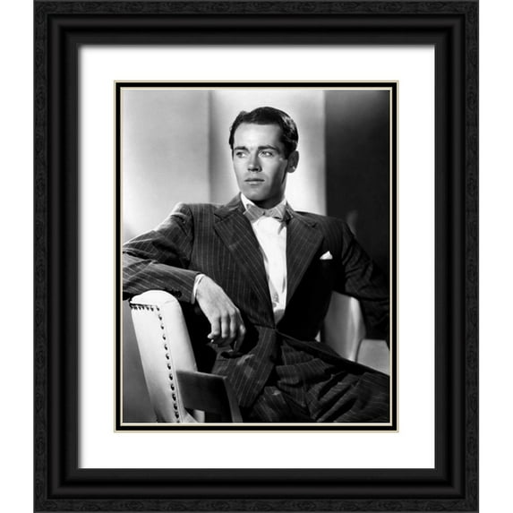 Hollywood Photo Archive 15x18 Black Ornate Wood Framed with Double Matting Museum Art Print Titled - Henry Fonda