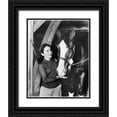 thumbnail image 1 of Hollywood Photo Archive 15x18 Black Ornate Wood Framed with Double Matting Museum Art Print Titled - National Velvet - Elizabeth Taylor, 1 of 4
