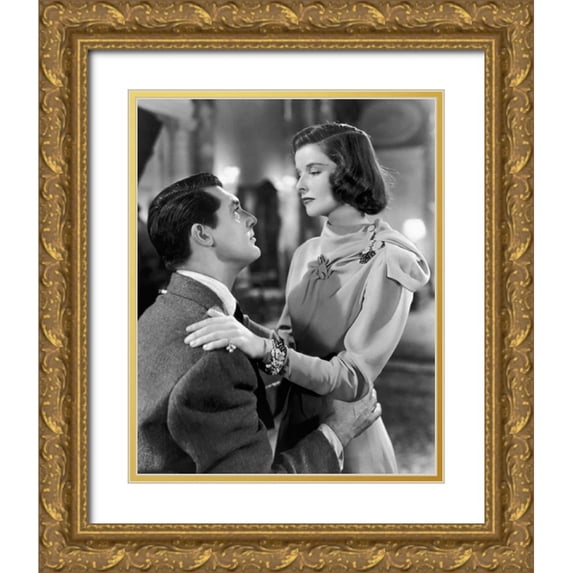 Hollywood Photo Archive 15x18 Gold Ornate Wood Framed with Double Matting Museum Art Print Titled - Cary Grant