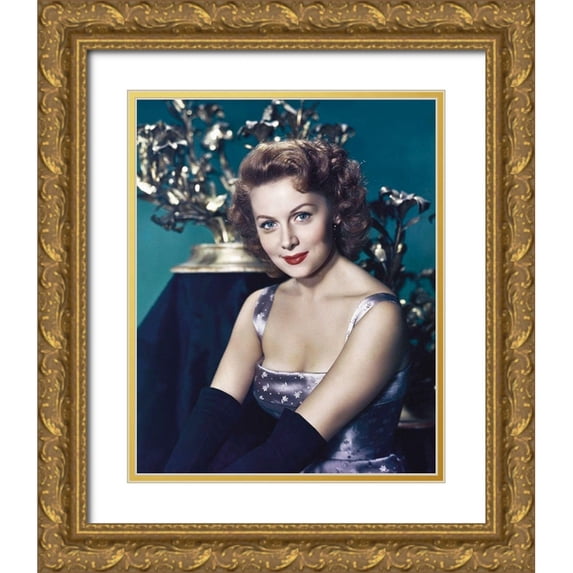 Hollywood Photo Archive 15x18 Gold Ornate Wood Framed with Double Matting Museum Art Print Titled - Rhonda Fleming