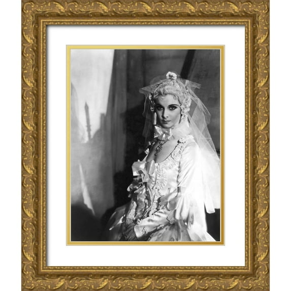 Hollywood Photo Archive 15x18 Gold Ornate Wood Framed with Double Matting Museum Art Print Titled - Vivian Leigh