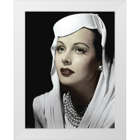 Hollywood Photo Archive 15x18 White Modern Wood Framed Museum Art Print Titled - Hedy Lamarr