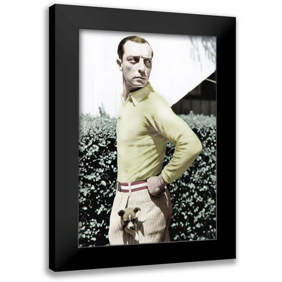 Hollywood Photo Archive 17x24 Black Modern Framed Museum Art Print Titled - Buster Keaton