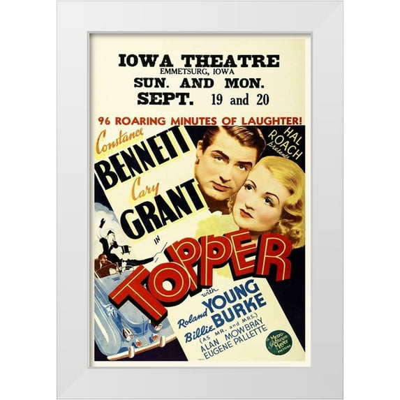 Hollywood Photo Archive 17x24 White Modern Wood Framed Museum Art Print Titled - Topper