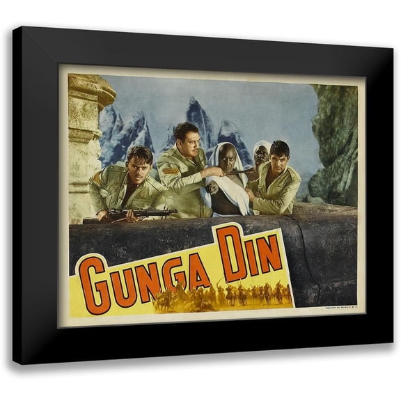 Hollywood Photo Archive 18x15 Black Modern Framed Museum Art Print Titled - Cary Grant - Gunga Din