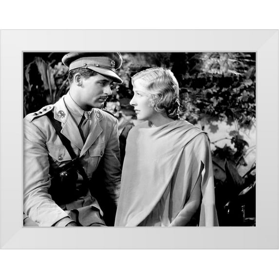 Hollywood Photo Archive 18x15 White Modern Wood Framed Museum Art Print Titled - Cary Grant - Last Outpost