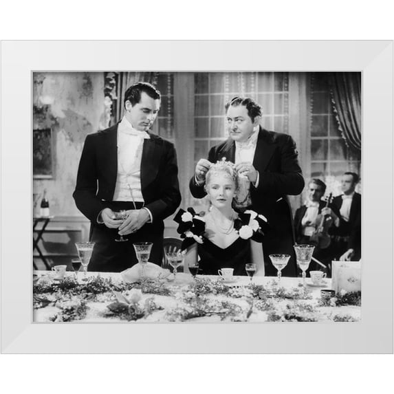Hollywood Photo Archive 18x15 White Modern Wood Framed Museum Art Print Titled - Cary Grant - The Toast of New York