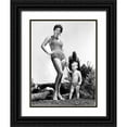 thumbnail image 1 of Hollywood Photo Archive 19x24 Black Ornate Wood Framed with Double Matting Museum Art Print Titled - Elizabeth Taylor, 1 of 4