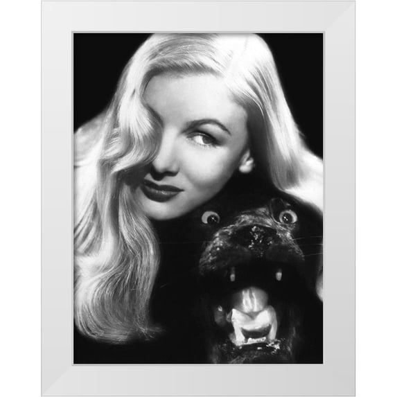 Hollywood Photo Archive 19x24 White Modern Wood Framed Museum Art Print Titled - Veronica Lake