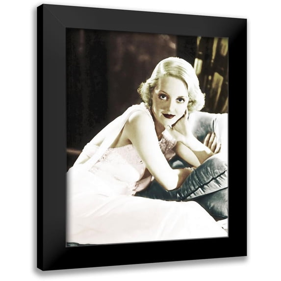 Hollywood Photo Archive 20x24 Black Modern Framed Museum Art Print Titled - Bette Davis