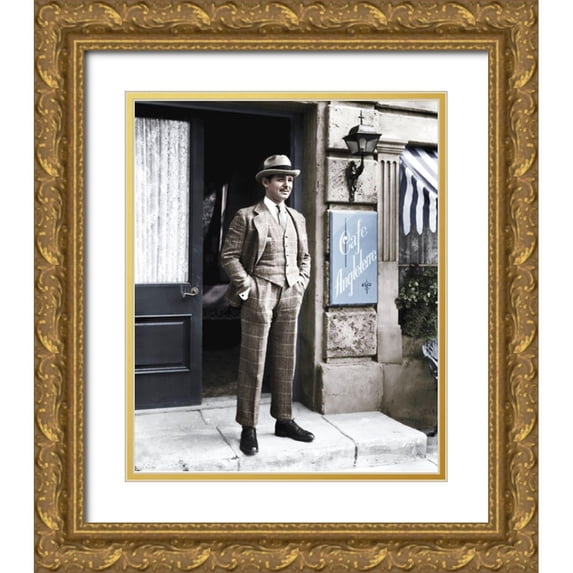 Hollywood Photo Archive 20x24 Gold Ornate Wood Framed with Double Matting Museum Art Print Titled - Clark Gable