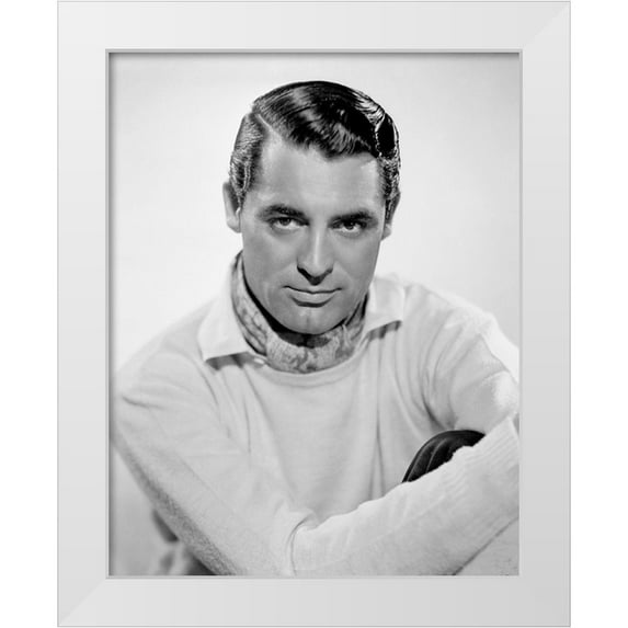 Hollywood Photo Archive 20x24 White Modern Wood Framed Museum Art Print Titled - Cary Grant