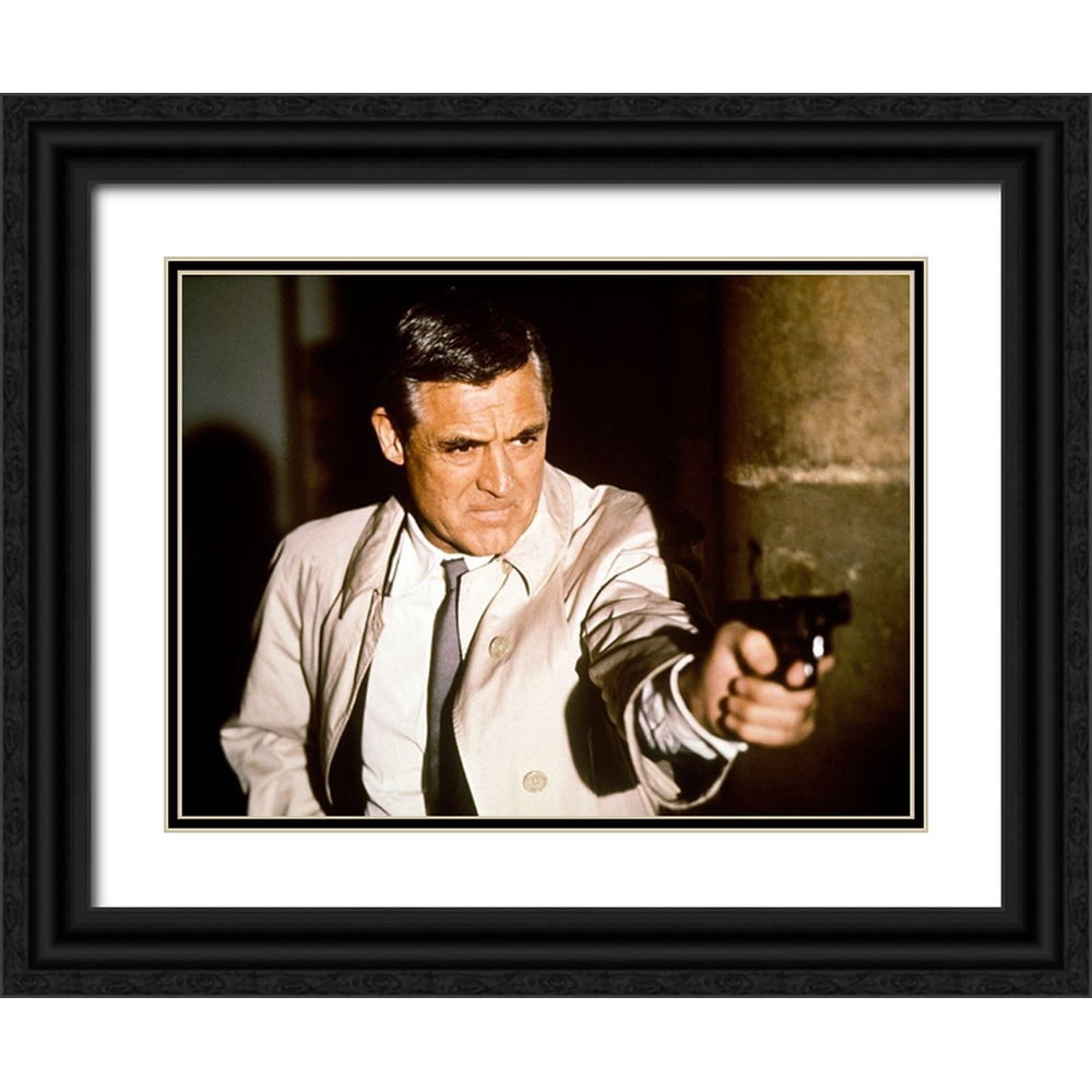 Hollywood Photo Archive 24x19 Black Ornate Wood Framed with Double