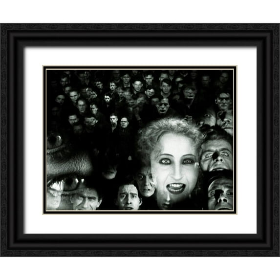 Hollywood Photo Archive 24x19 Black Ornate Wood Framed with Double Matting Museum Art Print Titled - Metropolis - Production Still