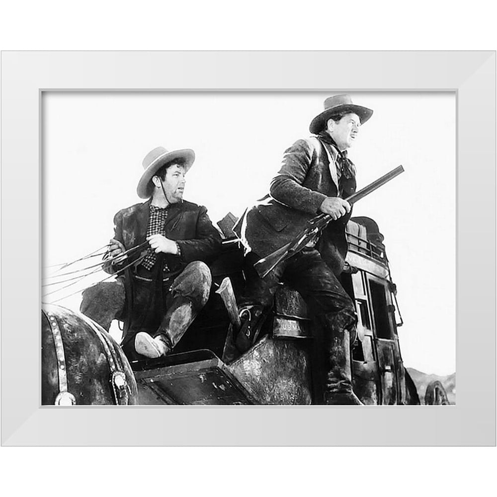 Hollywood Photo Archive 24x19 White Modern Wood Framed Museum Art Print  Titled - Stagecoach - John Wayne - Walmart.com, image size:1000x1000
