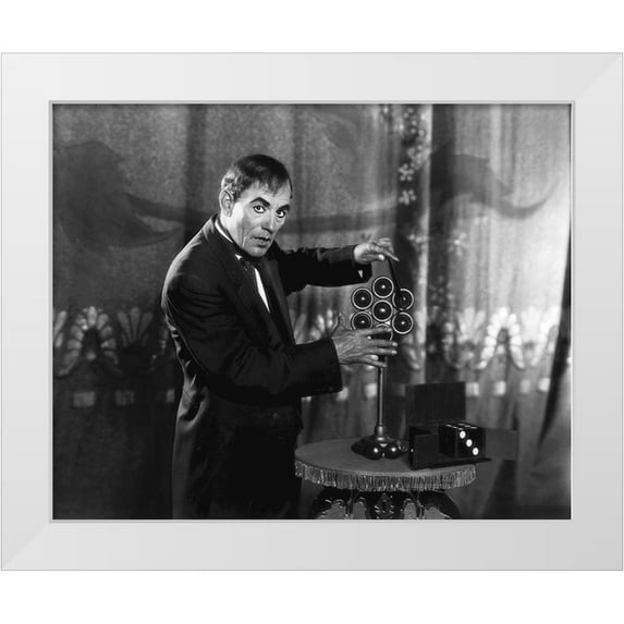 Hollywood Photo Archive 24x20 White Modern Wood Framed Museum Art Print Titled - Lon Chaney Junior