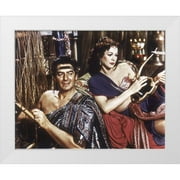 Hollywood Photo Archive 24x20 White Modern Wood Framed Museum Art Print Titled - Samson and Delilah - Production Still