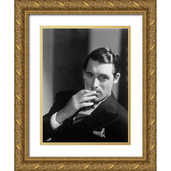 Hollywood Photo Archive 25x32 Gold Ornate Wood Framed with Double Matting Museum Art Print Titled - Cary Grant