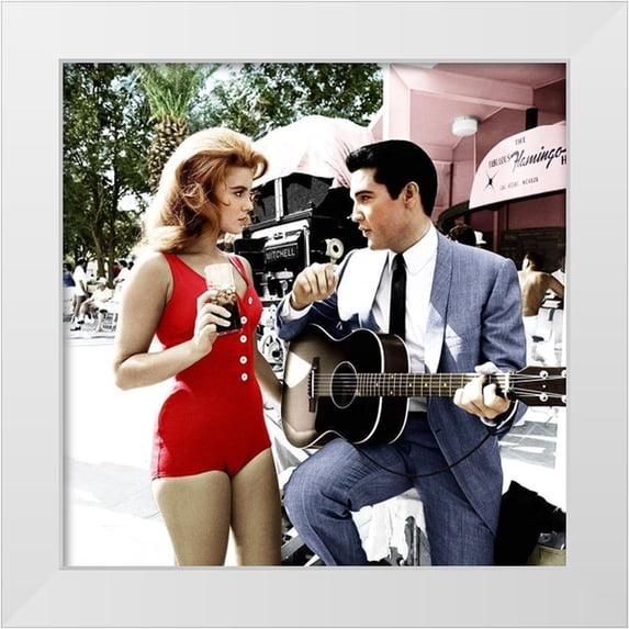 Hollywood Photo Archive 26x26 White Modern Wood Framed Museum Art Print Titled - Ann-Margret - Viva Las Vegas