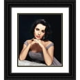 thumbnail image 1 of Hollywood Photo Archive 26x30 Black Ornate Wood Framed with Double Matting Museum Art Print Titled - Elizabeth Taylor, 1 of 4