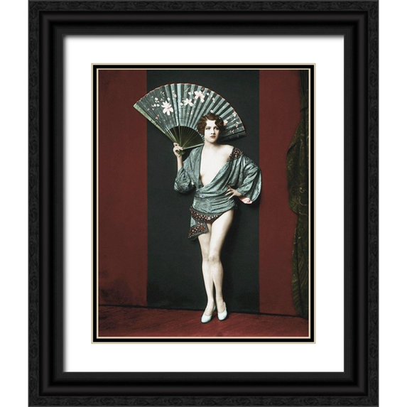 Hollywood Photo Archive 26x32 Black Ornate Wood Framed with Double Matting Museum Art Print Titled - Jean Ackerman