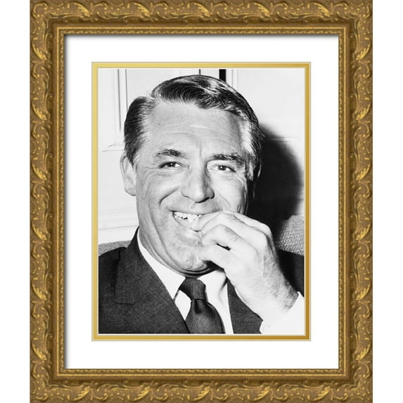 Hollywood Photo Archive 26x32 Gold Ornate Wood Framed with Double Matting Museum Art Print Titled - Cary Grant