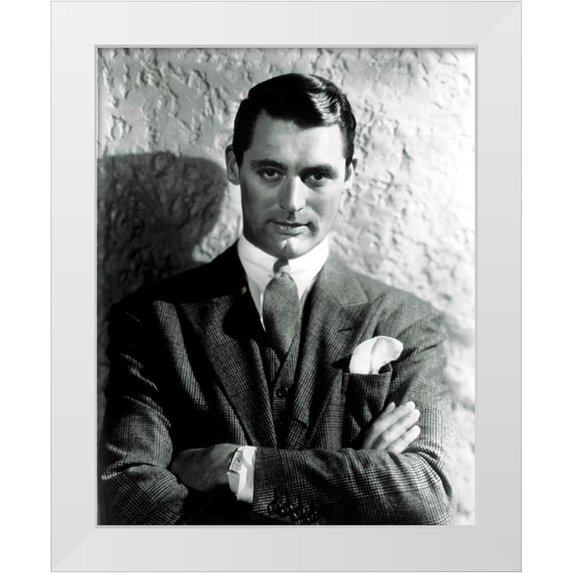 Hollywood Photo Archive 26x32 White Modern Wood Framed Museum Art Print Titled - Cary Grant