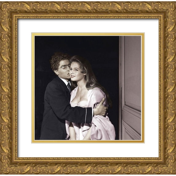 Hollywood Photo Archive 27x26 Gold Ornate Wood Framed with Double Matting Museum Art Print Titled - Brigitte Bardot