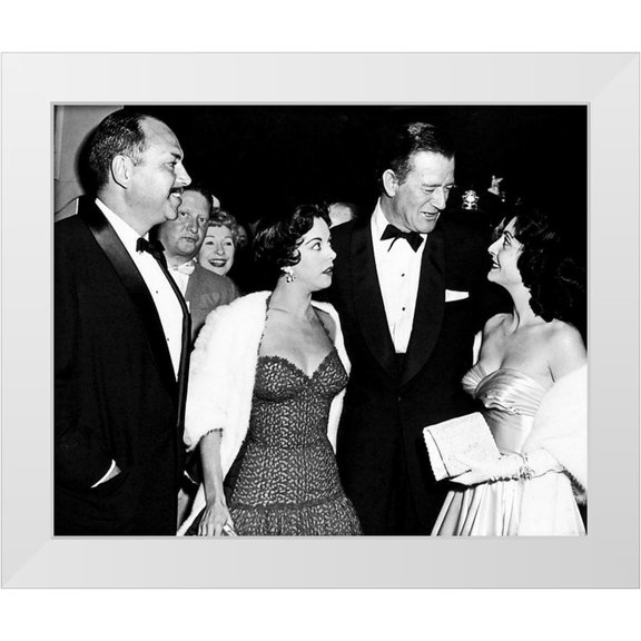 Hollywood Photo Archive 31x26 White Modern Wood Framed Museum Art Print Titled - John Wayne