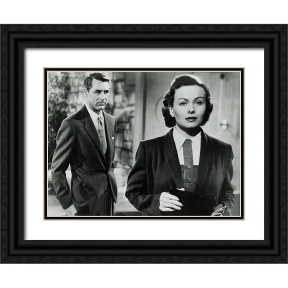 Hollywood Photo Archive 32x25 Black Ornate Wood Framed with Double Matting Museum Art Print Titled - Cary Grant - People Will Talk