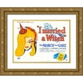 thumbnail image 1 of Hollywood Photo Archive 32x25 Gold Ornate Wood Framed with Double Matting Museum Art Print Titled - I Married a Witch - Veronica Lake, 1 of 4