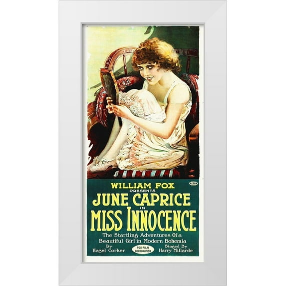 Hollywood Photo Archive 9x14 White Modern Wood Framed Museum Art Print Titled - Miss Innocense