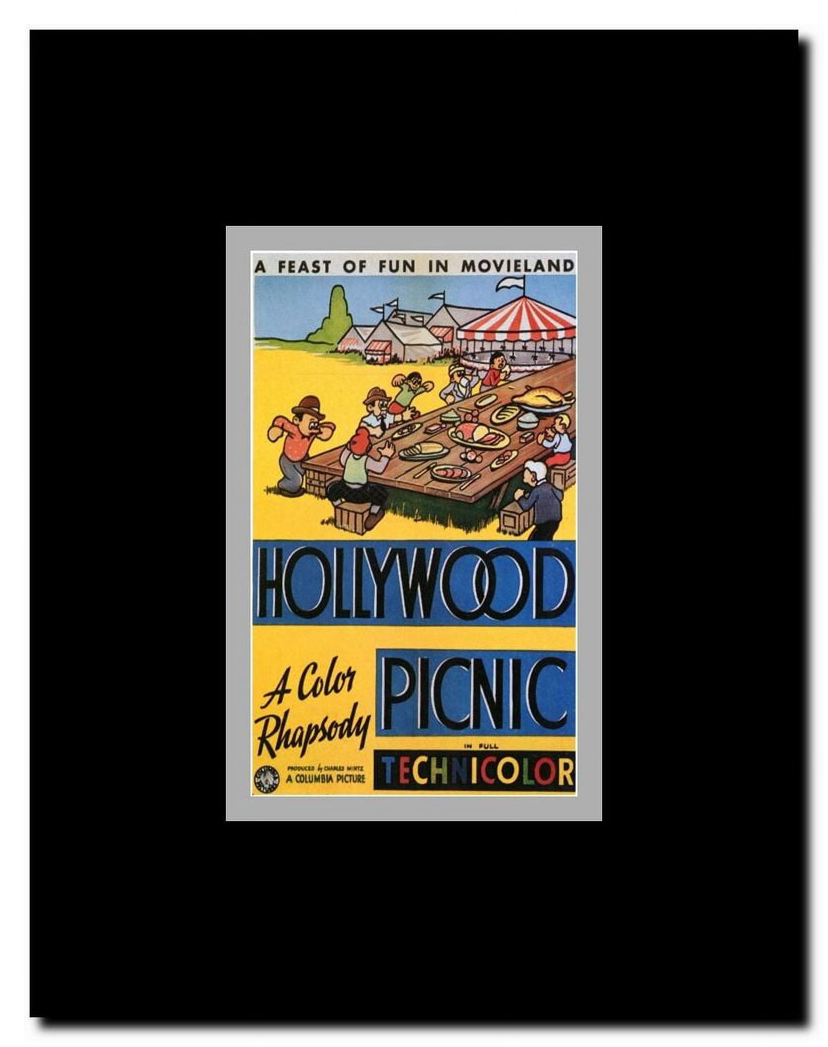 Hollywood Picnic Framed Movie Poster