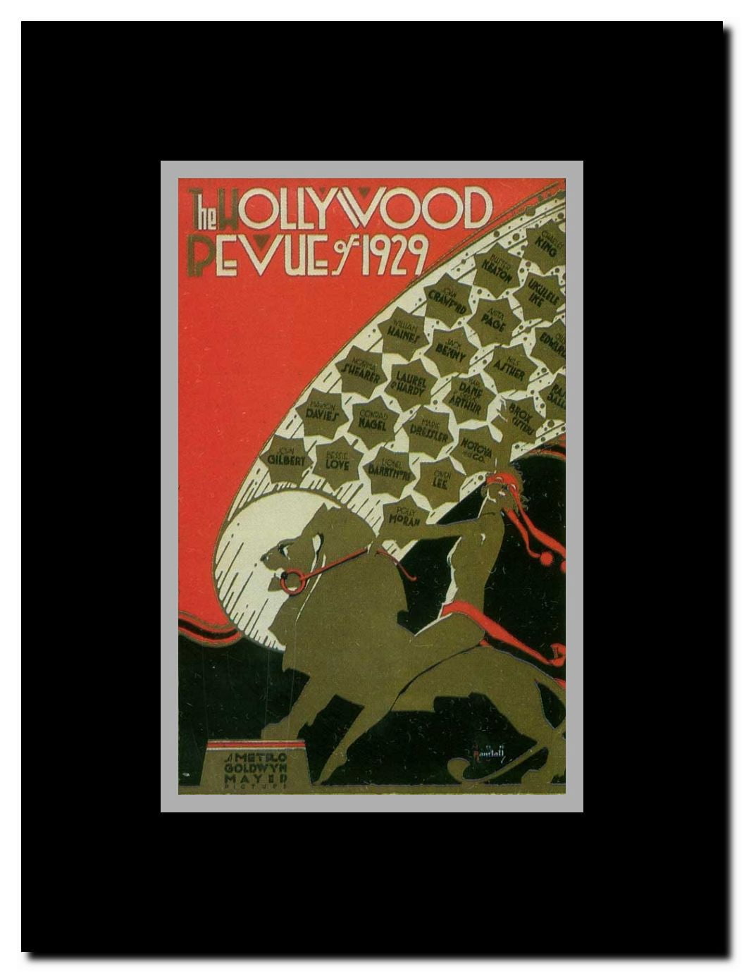 Hollywood Revue of 1929 Framed Movie Poster