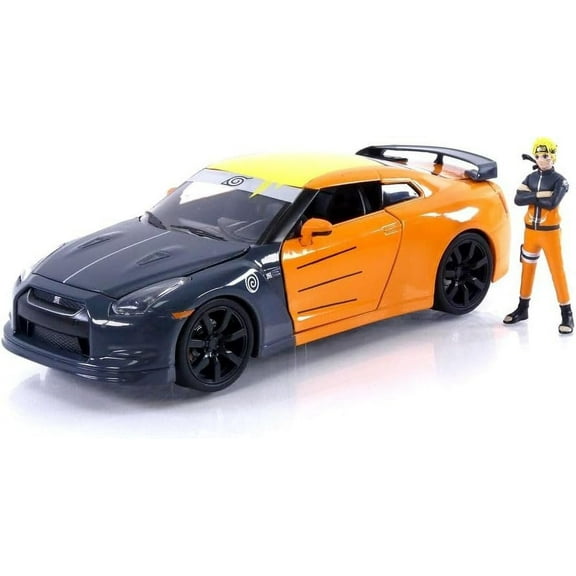 JADA TOYS 1/24 - NISSAN Skyline GT-R - with Naruto Figure - 2009