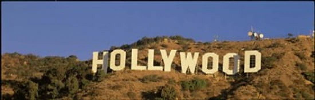 Hollywood Sign Los Angeles CA Canvas Art - Panoramic Images (18 x 6)