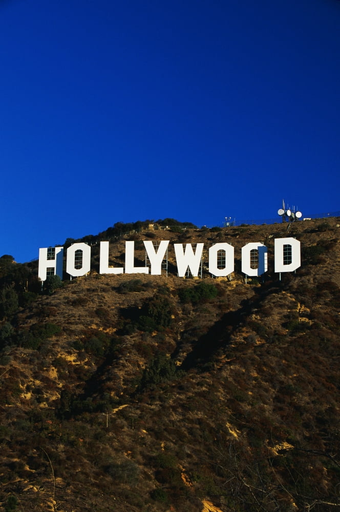 Hollywood Sign Los Angeles CA Canvas Art - Panoramic Images (9 x 27)