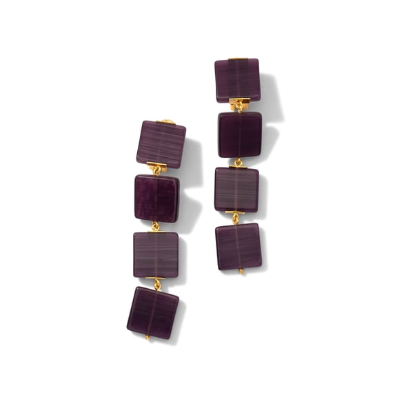 Hollywood Squares Clip On Earrings