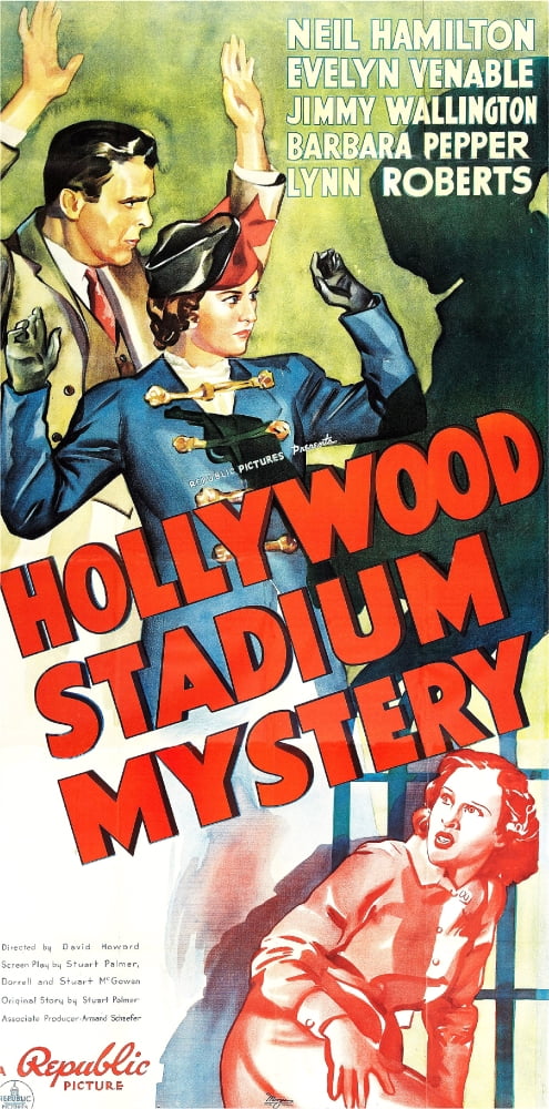 Hollywood Stadium Mystery U Canvas Art - (24 x 36)