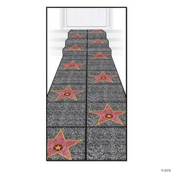 Hollywood Star Aisle Runner, Birthday, Party Decor, 1 Piece
