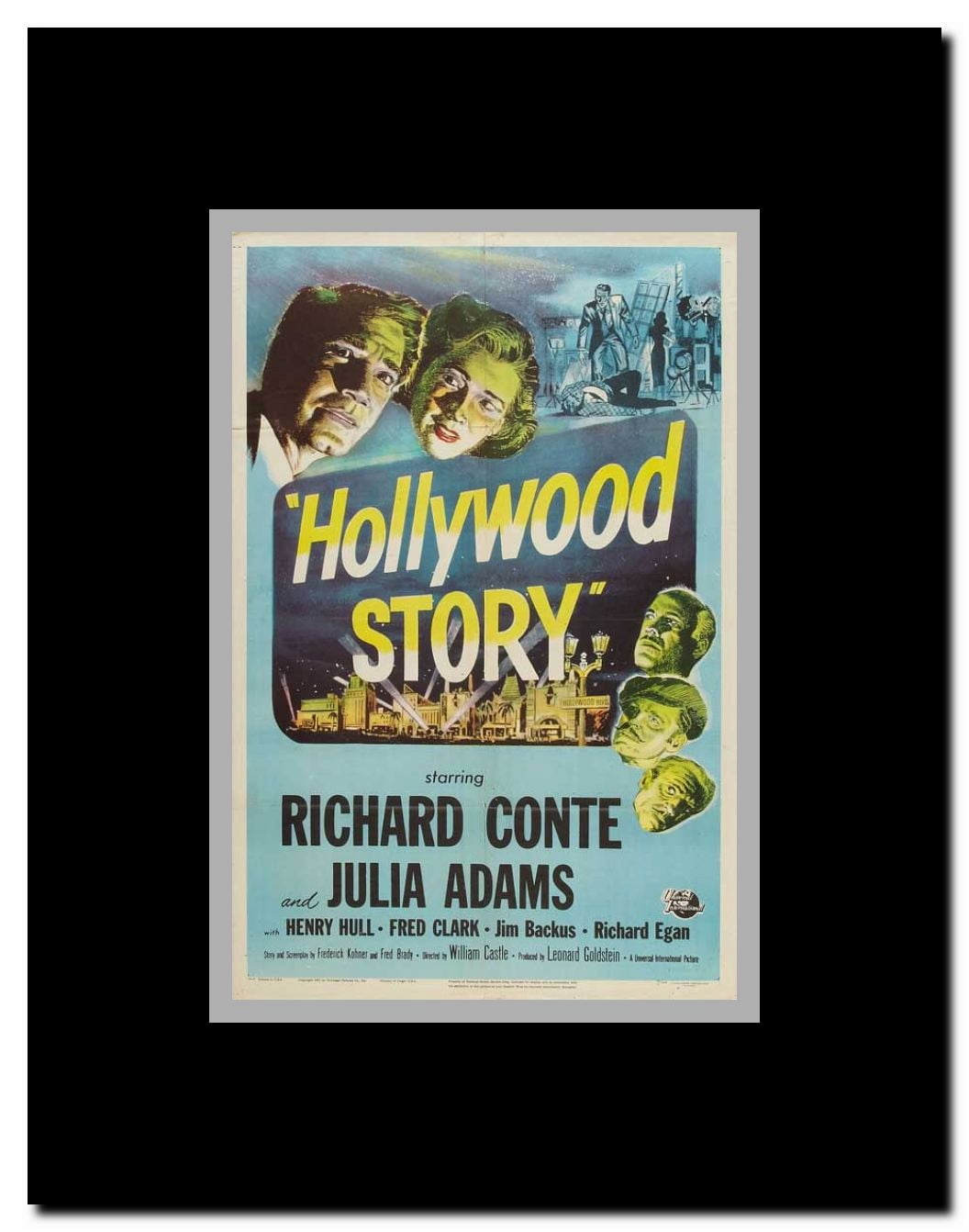 Hollywood Story Framed Movie Poster