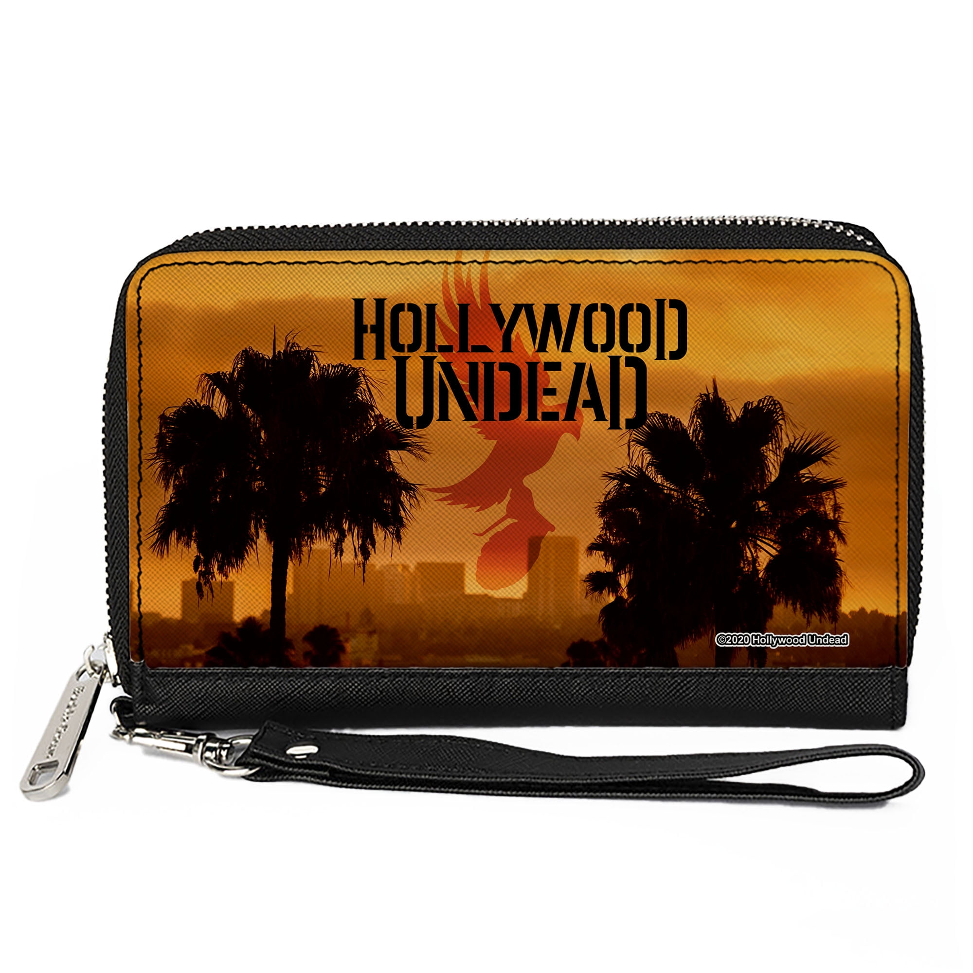 Hollywood Undead Wallet, Zip Around, Hollywood Undead Text Logo