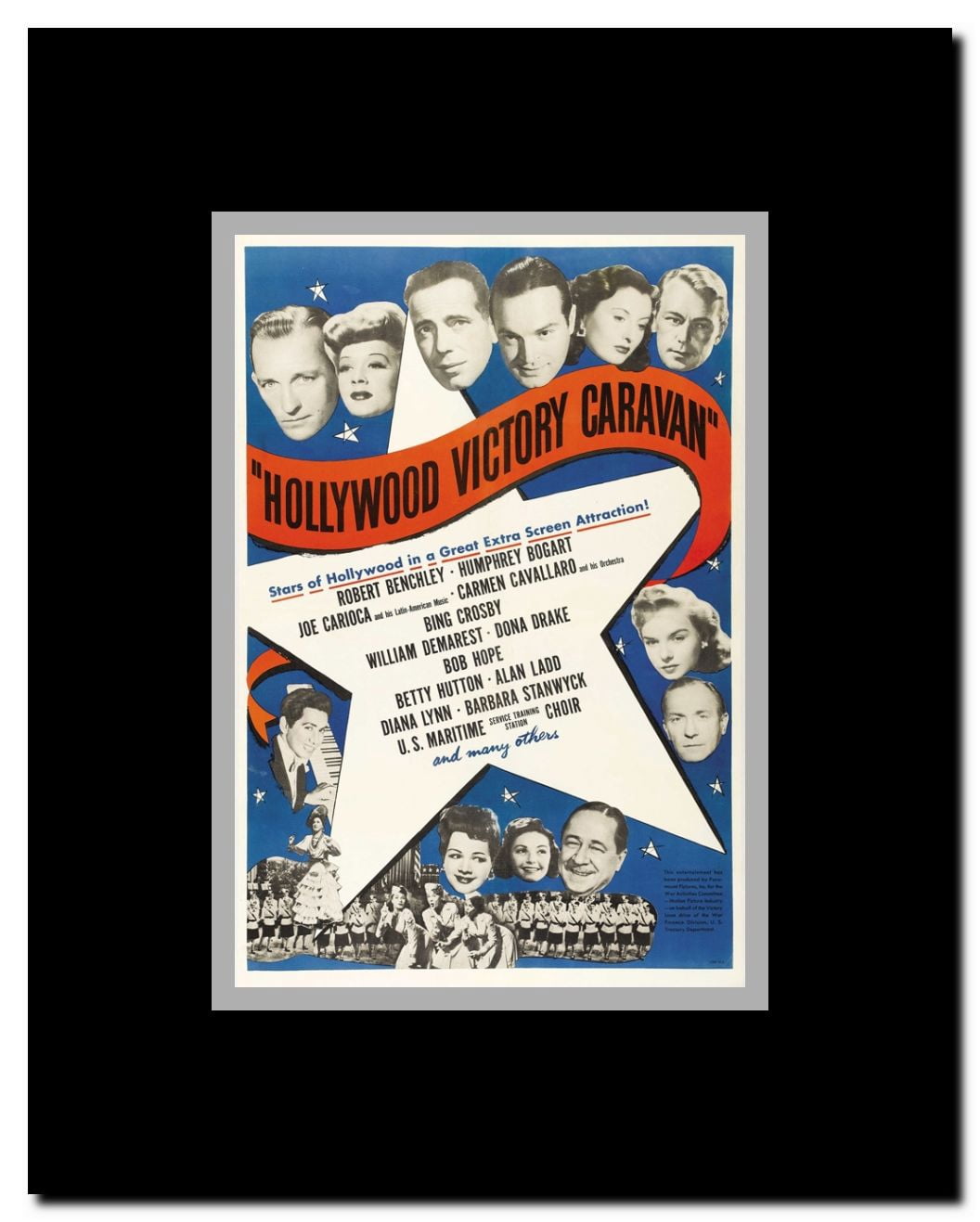 Hollywood Victory Caravan Framed Movie Poster