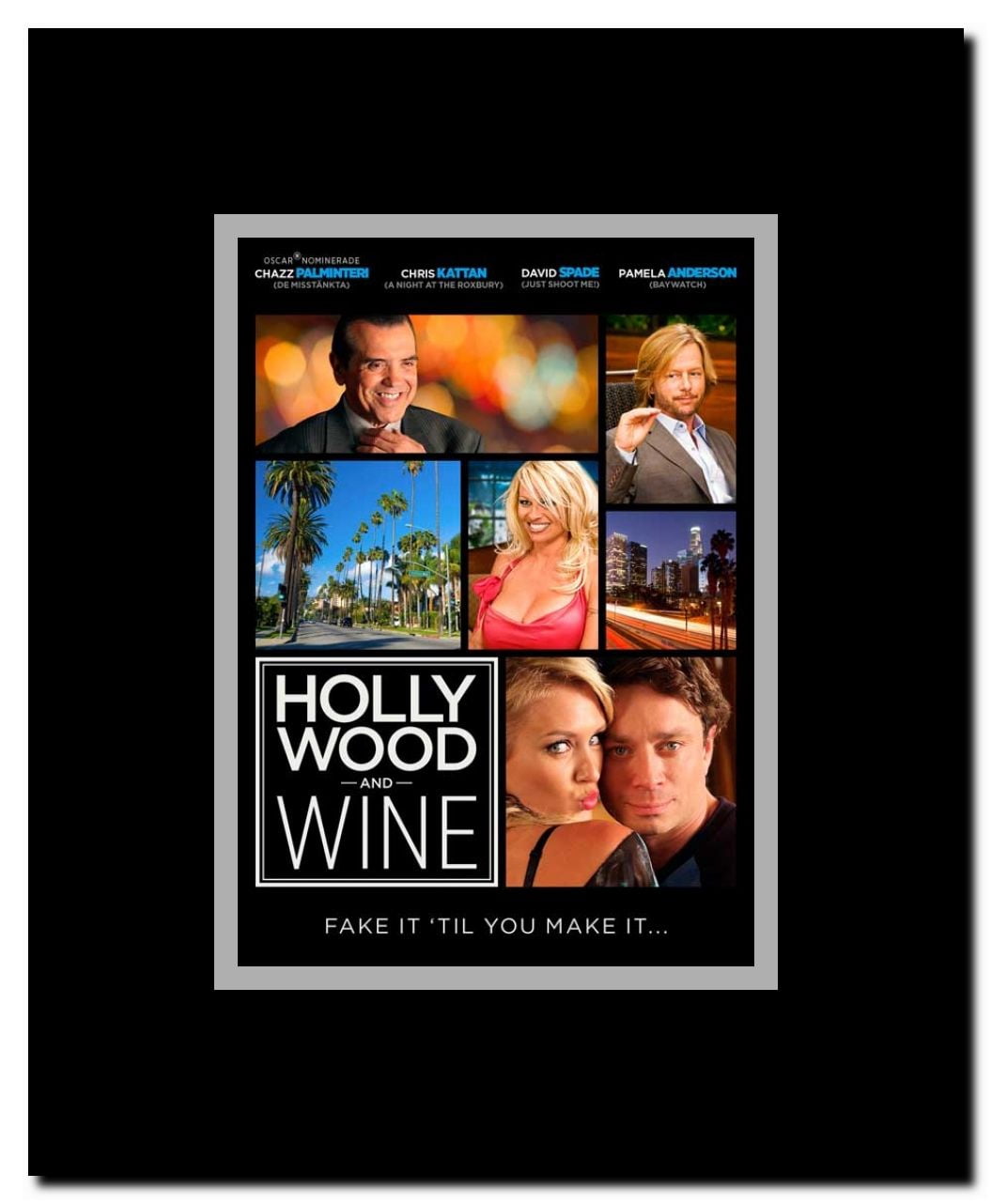 Hollywood & Wine Framed Movie Poster