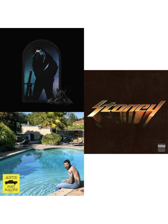 Austin (Forest Green/2LP) (X) & Hollywood's Bleeding (2LP/Pink Vinyl) & Stoney (Orange LP Vinyl)