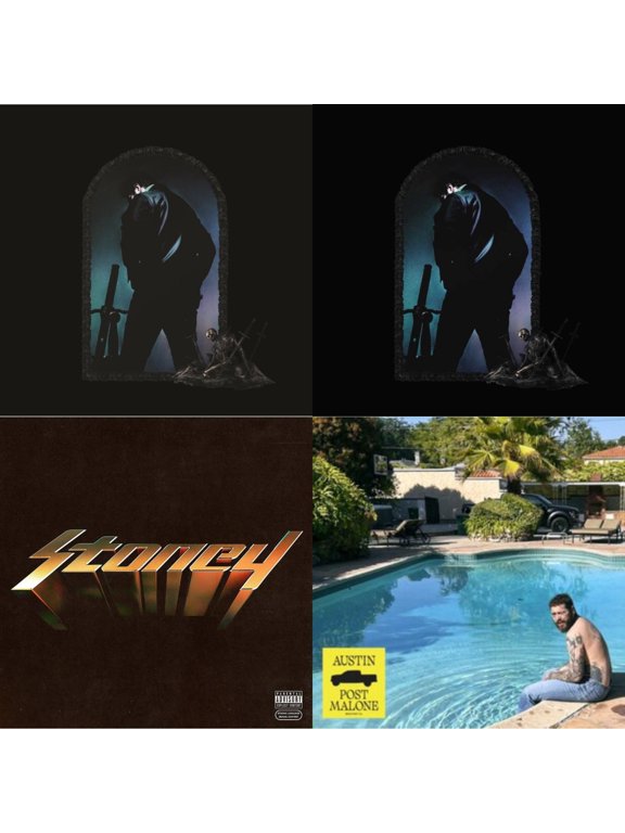 Austin (Forest Green/2LP) (X) & Hollywood's Bleeding (Lavender Vinyl/2LP) & Hollywood's Bleeding (2LP/Pink Vinyl) & Stoney (Orange LP Vinyl)