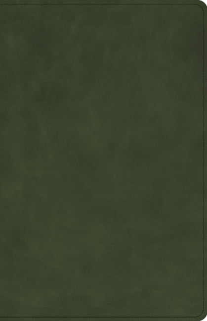 Holman Handcrafted Collection KJV Personal Size Bible, Holman Handcrafted Collection, Zipper Closure, Marbled Olive Premium Calfskin, (Hardcover)