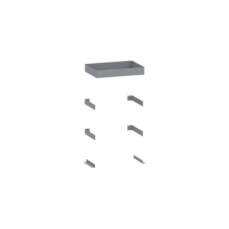 Holman/Kargomaster 40150 Drwr Cabinet Stack Kit W/Floor Mnt Brkts & 3In D Top